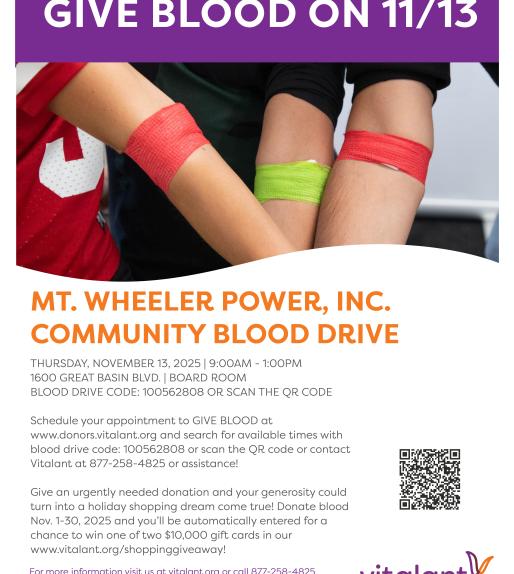 Blood Drive Flyer with QR Code