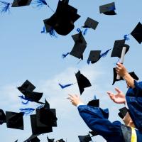 Tossing Graduation Caps